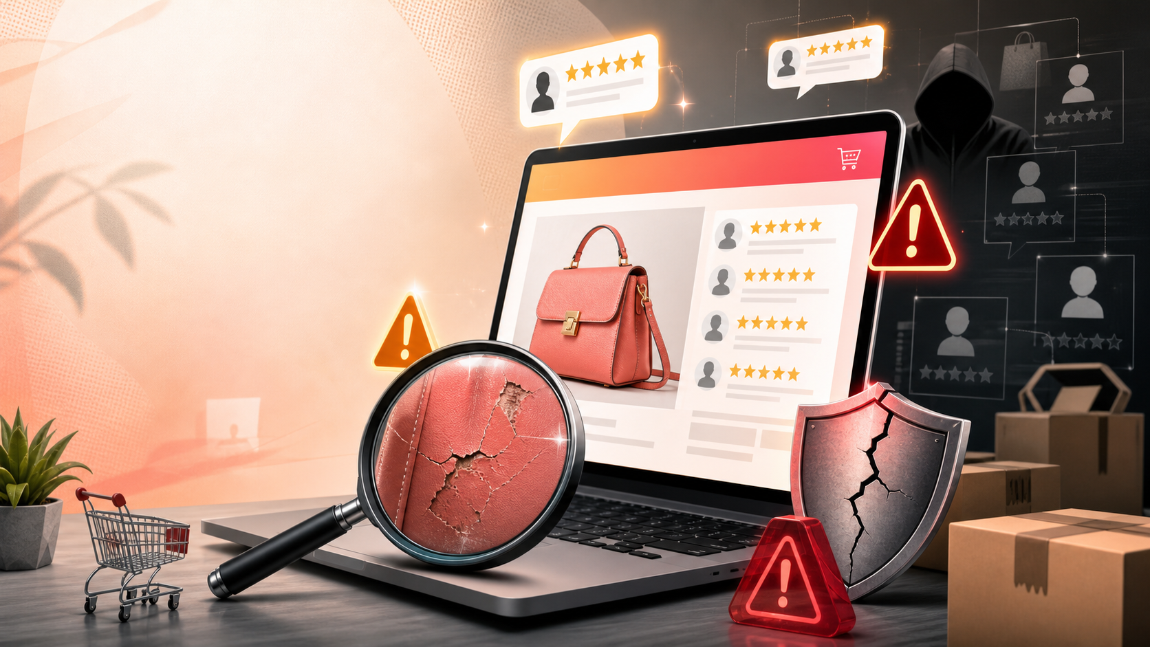 Los riesgos de comprar en tiendas online con opiniones «demasiado perfectas»