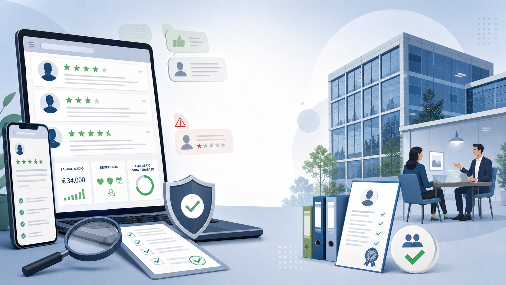 Glassdoor e InfoJobs: ¿son fiables las opiniones de los empleados sobre sus empresas?